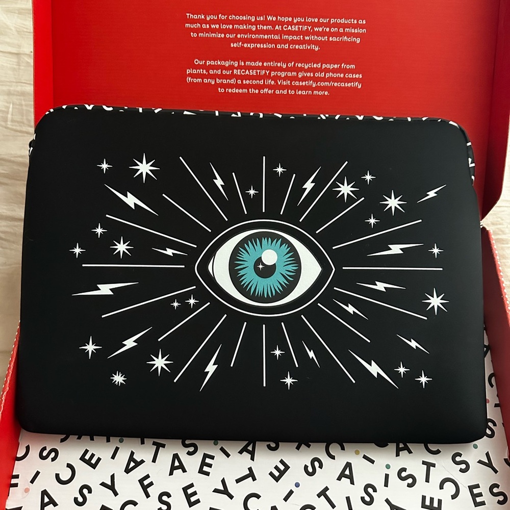 Casetify 13" Laptop Neoprene Sleeve Eye Design